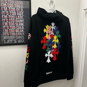 BNWT Chrome Hearts x CDG Multicolour “Cemetery” Pullover Hoodie